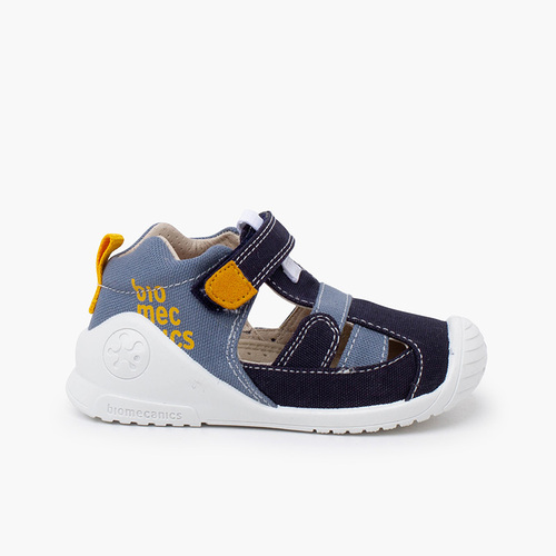 Sandalia deportiva unisex lona Biomecanics Azul Jeans