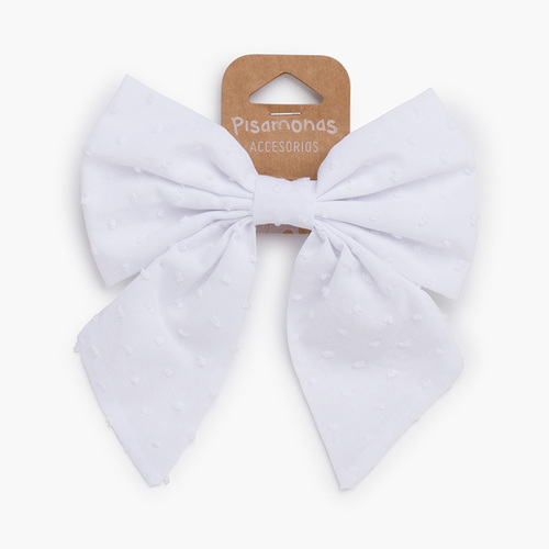 Lazo plumeti pico pato Blanco