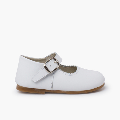 Mercedita piel piso caramelo Blanco