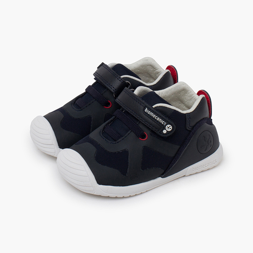 Zapatillas Biomecanics tira adherente cordón elástico Azul Marino