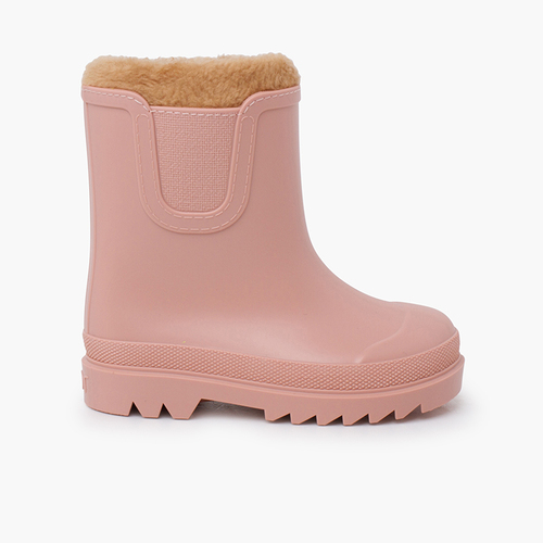 Botas de agua niño y niña de borreguito Maquillaje