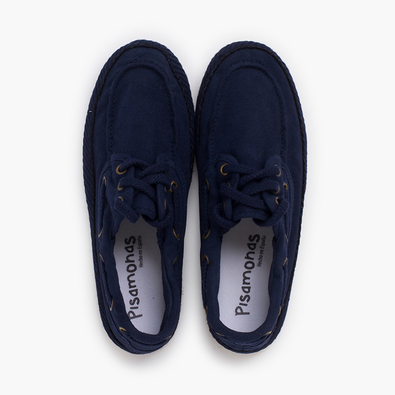 Náuticos niño estilo casual en lona lavada y tallas altas