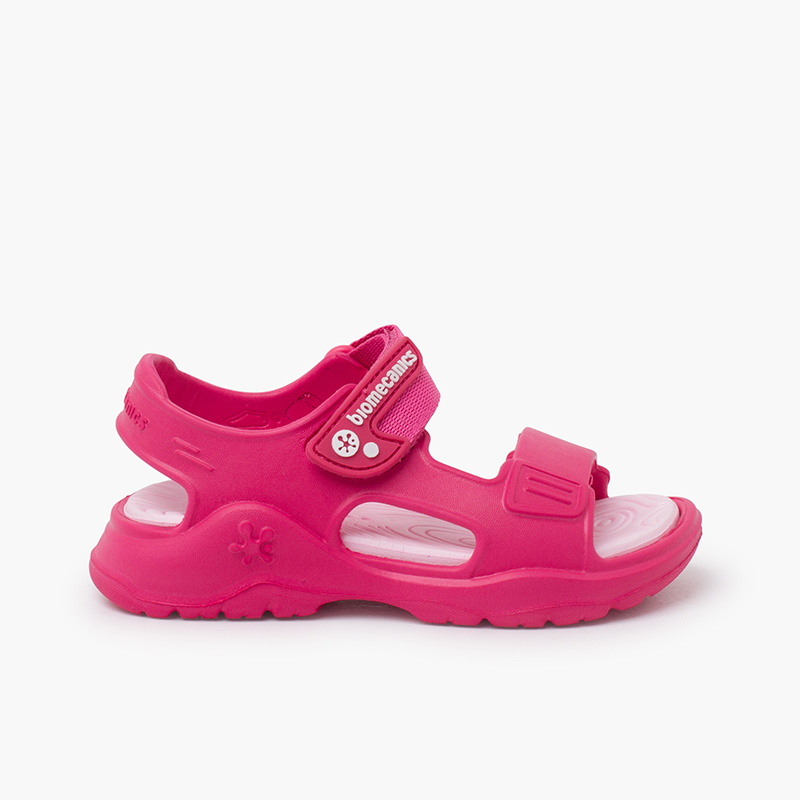 Sandalias agua Biomecanics tira adherente Fucsia