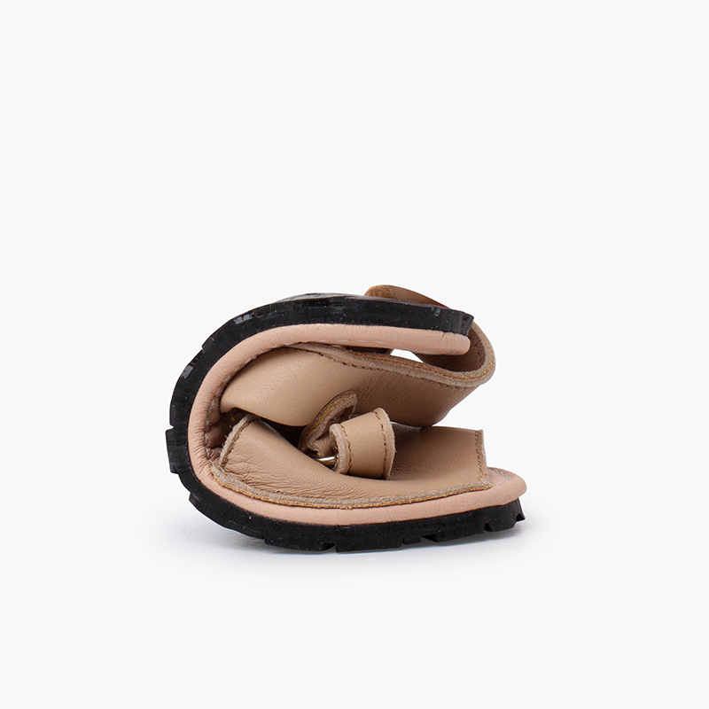 Menorquinas blanditas niños suela flexible Beige