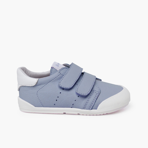 zapatillas blanditos crios doble tira adherente Azul