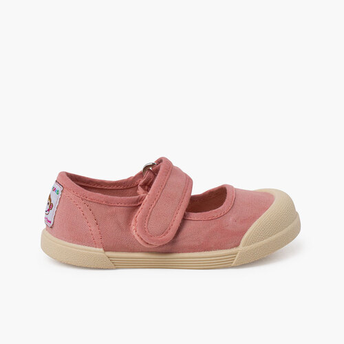 Merceditas barefoot lona blanditas Rosa Viejo
