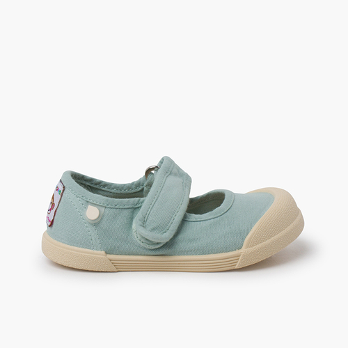 Merceditas barefoot lona blanditas Menta