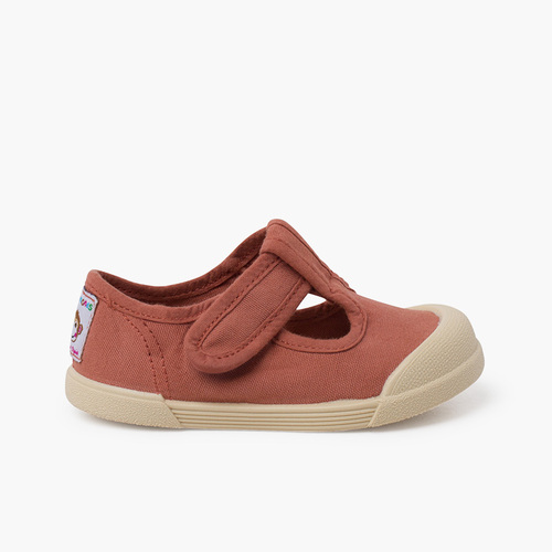 Pepitos barefoot lona blanditos Terracota