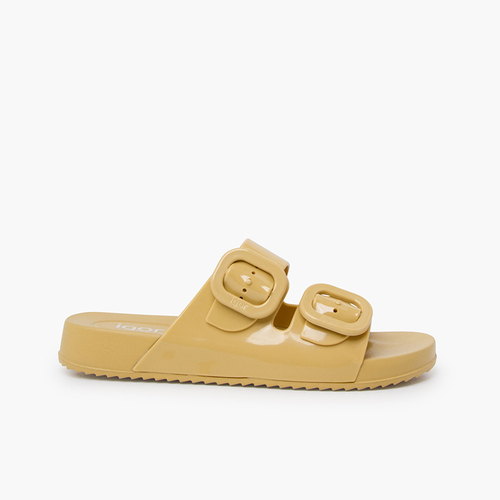 Sandalias Habana doble hebilla brillo Dijon