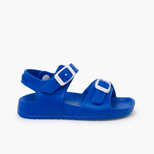 Sandalias agua Garvalín hebillas Azul
