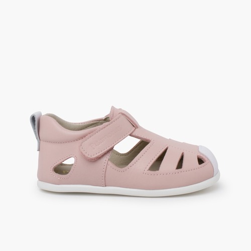 Sandalia napa blandita suela fina Rosa