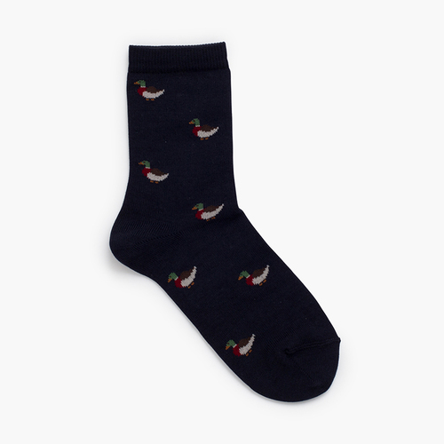 Calcetines dibujo patos Azul Marino