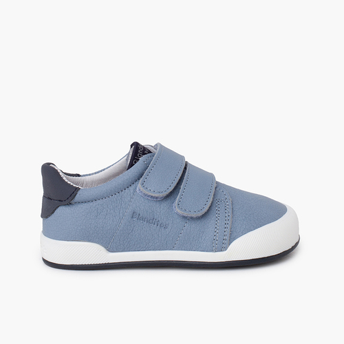 Deportivas Blanditos talonera contraste  Azul
