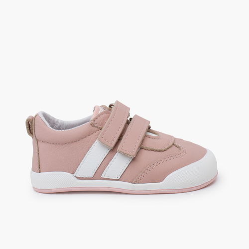 Zapatillas Blanditos bandas laterales  Rosa