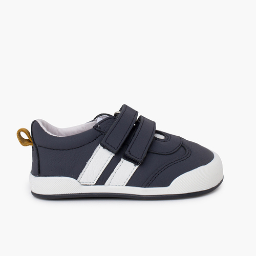 Zapatillas Blanditos bandas laterales  Azul Marino