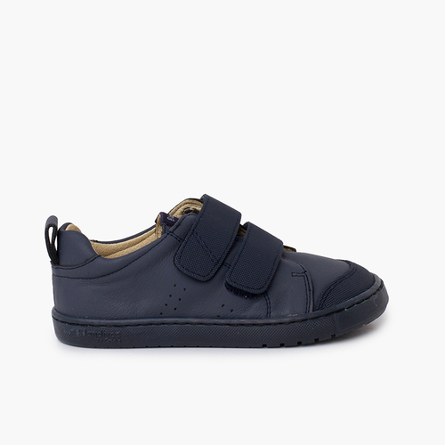 Zapatillas Blanditos tiras adherentes tallas altas  Azul Marino
