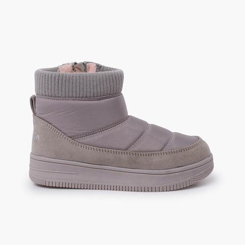 Bota Garvalín textil acolchada Gris