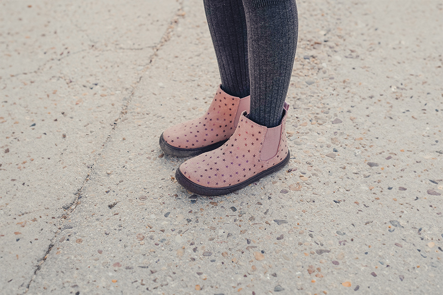 Botas barefoot niña con estrellas