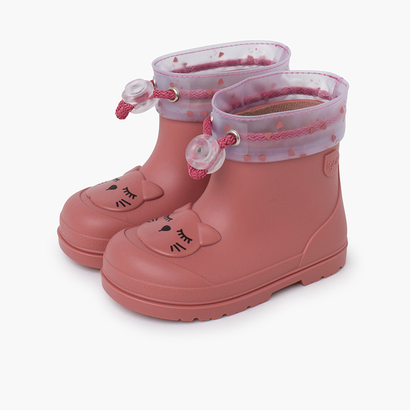 Botines de agua ajustables gatito barefoot Rosa