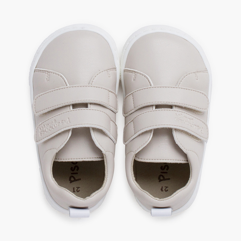 Zapatillas barefoot colores doble tira adherente Crudo