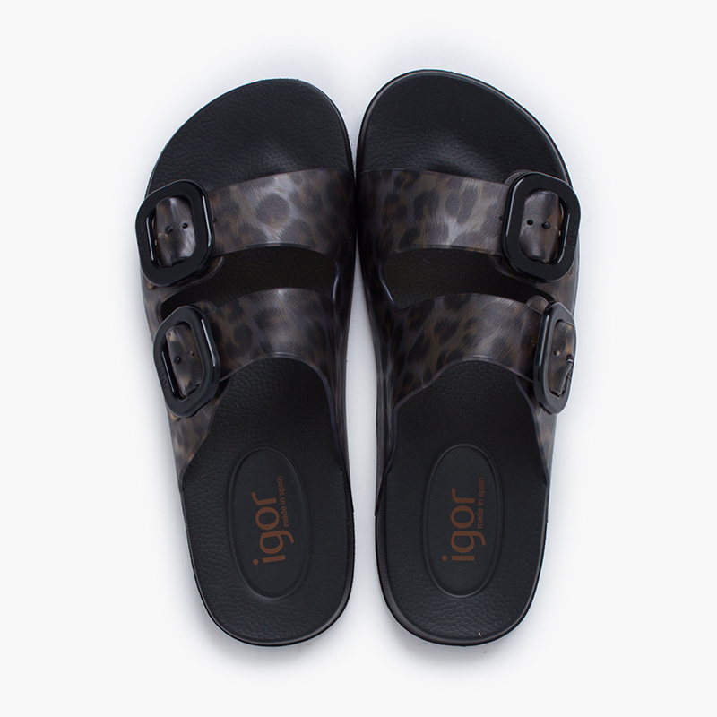 Sandalias Habana animal print para niña y mujer