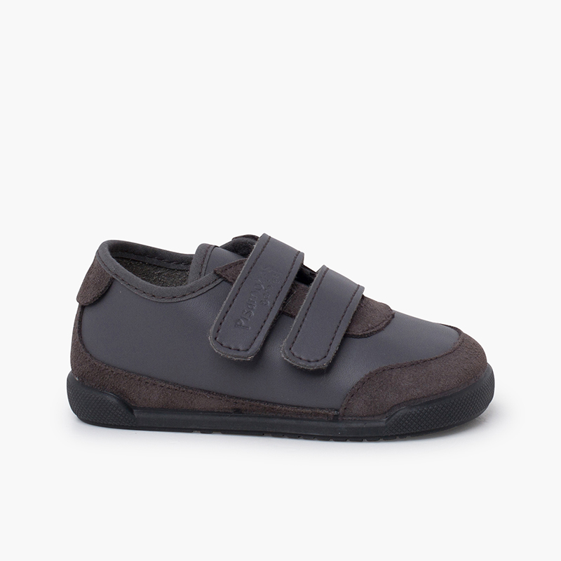 Deportivas barefoot combinadas Gris