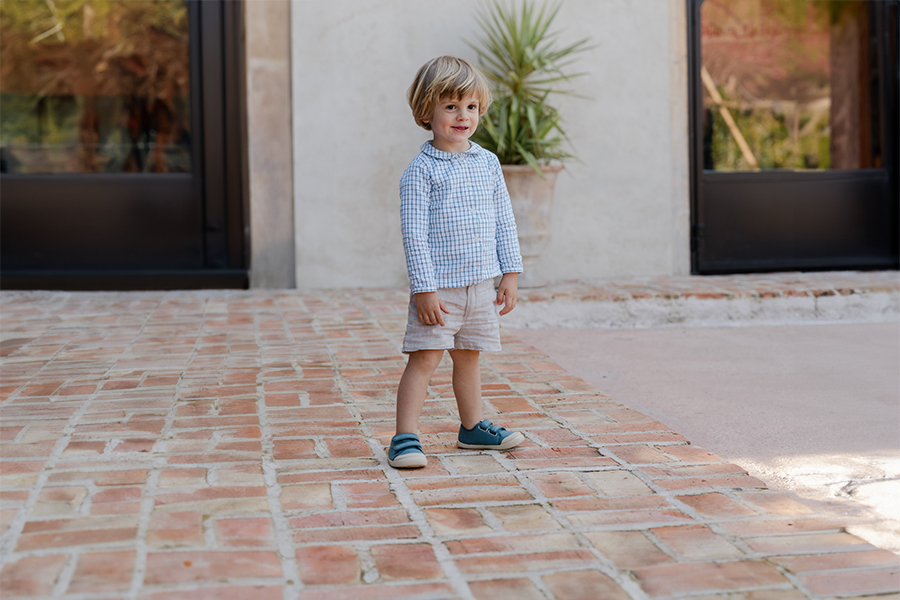 Zapatillas lona barefoot puntera goma