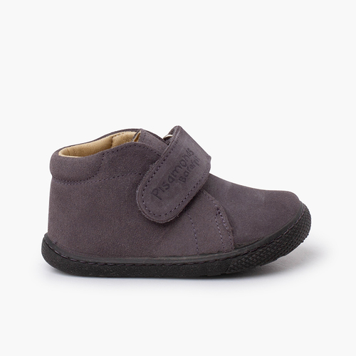 Botas barefoot serraje niños Gris
