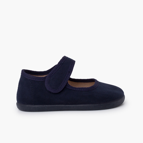 Merceditas barefoot serratex tira adherente Azul Marino