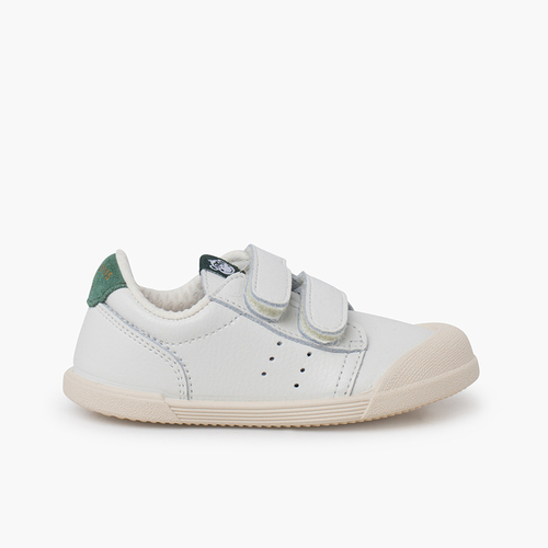 Zapatillas piel estilo tenis barefoot Eucalipto