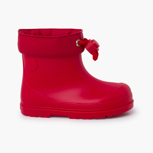 Botas de agua barefoot cordón ajustable  Rojo