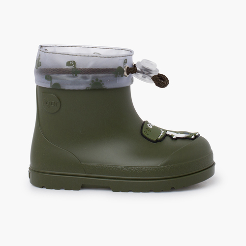Botines de agua ajustables dino barefoot Kaki