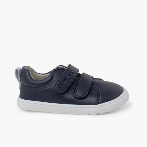 Zapatillas barefoot colores doble tira adherente Azul Navy