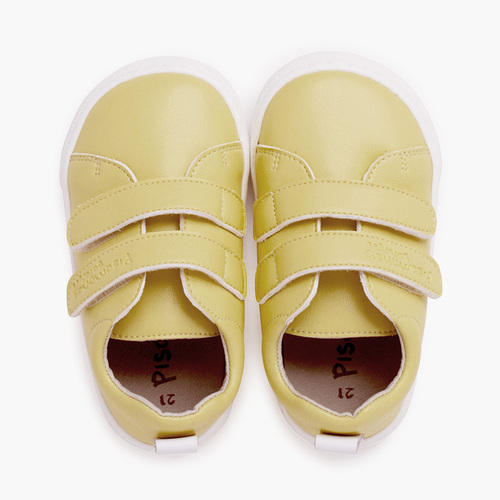 Zapatillas barefoot colores doble tira adherente Amarillo
