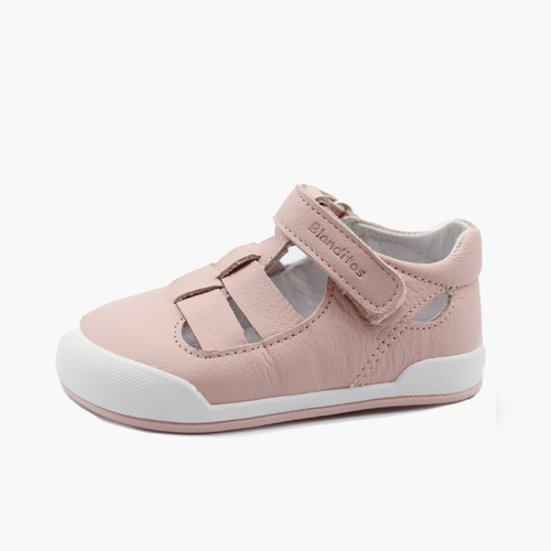 Pepitos sandalias barefoot Blanditos Rosa