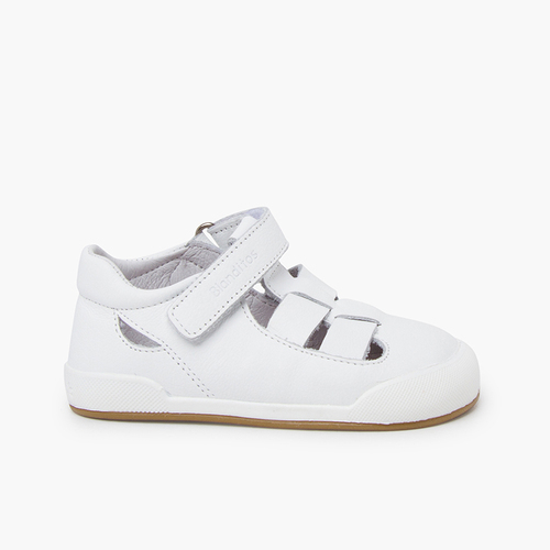 Pepitos sandalias barefoot Blanditos Blanco