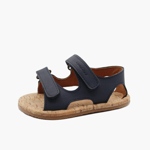 Sandalias niños piso corcho Blanditos Azul Marino