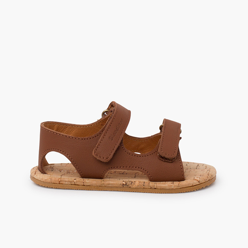 Sandalias niños piso corcho Blanditos Cuero