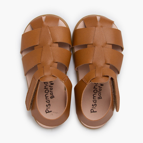 Sandalias barefoot tiras piel Cuero