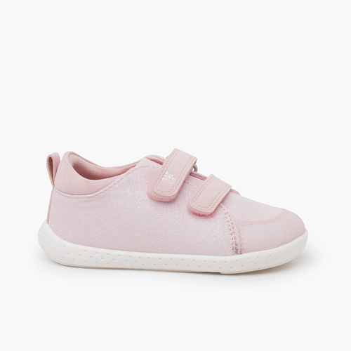 Deportivas blanditas Garvalin brillo Rosa
