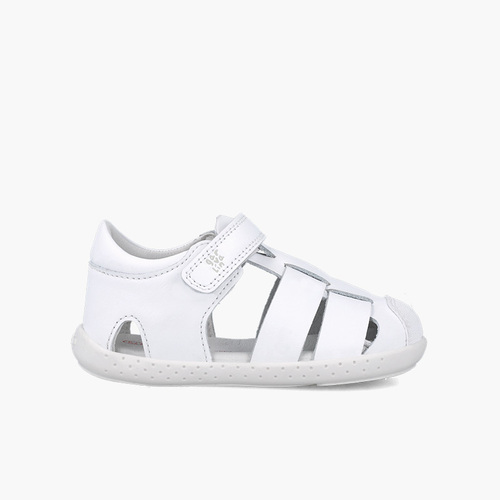 Sandalias blanditas Garvalín tipo cangrejera Blanco