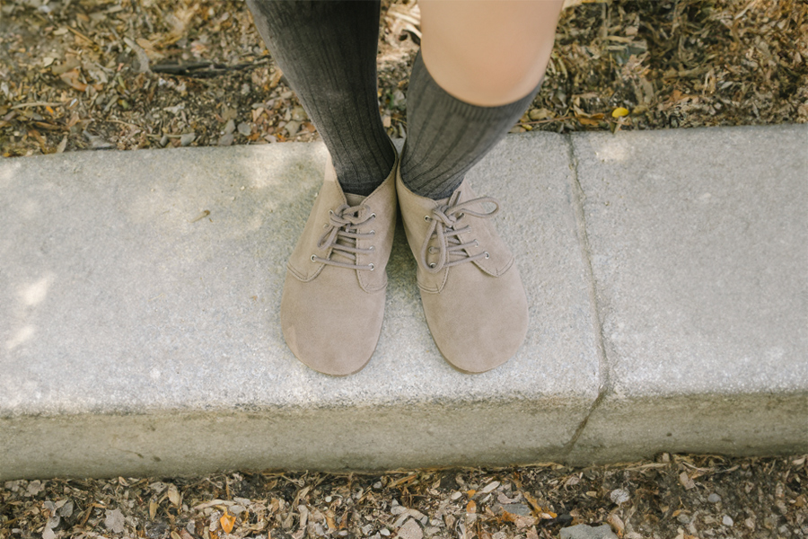 Botas barefoot serraje cordones