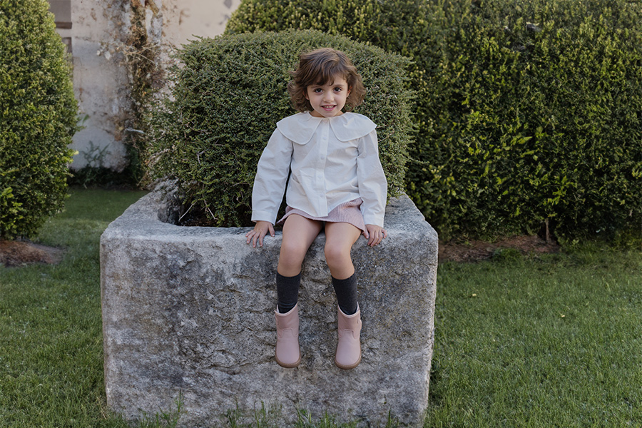 Botas piel barefoot borreguito