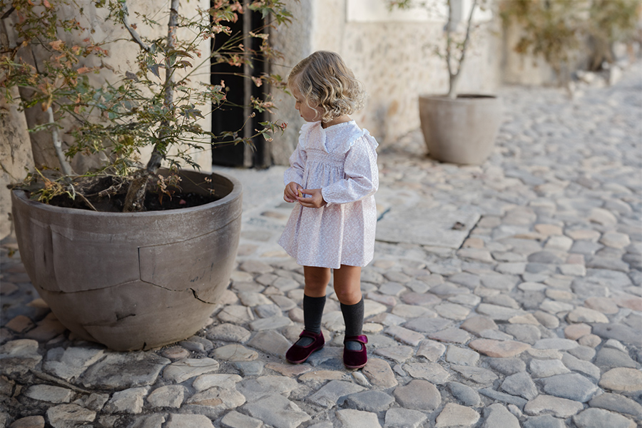 Merceditas barefoot terciopelo tira adherente