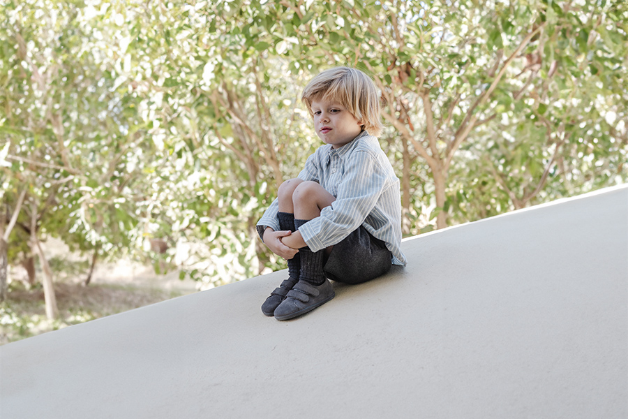 Zapatillas barefoot serraje doble tira adherente