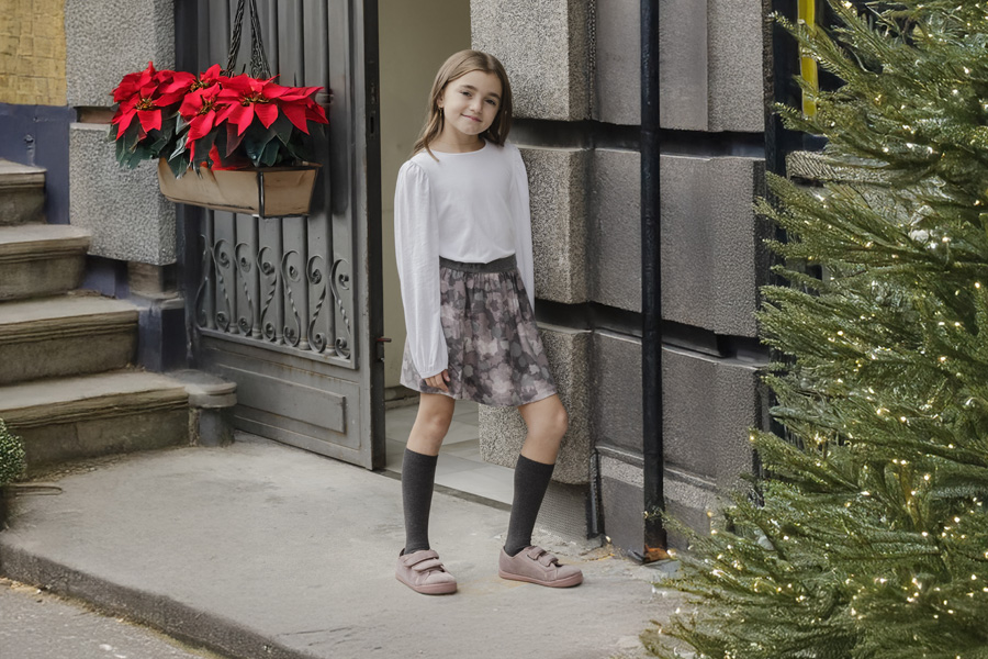 Zapatillas terciopelo barefoot doble tira adherente