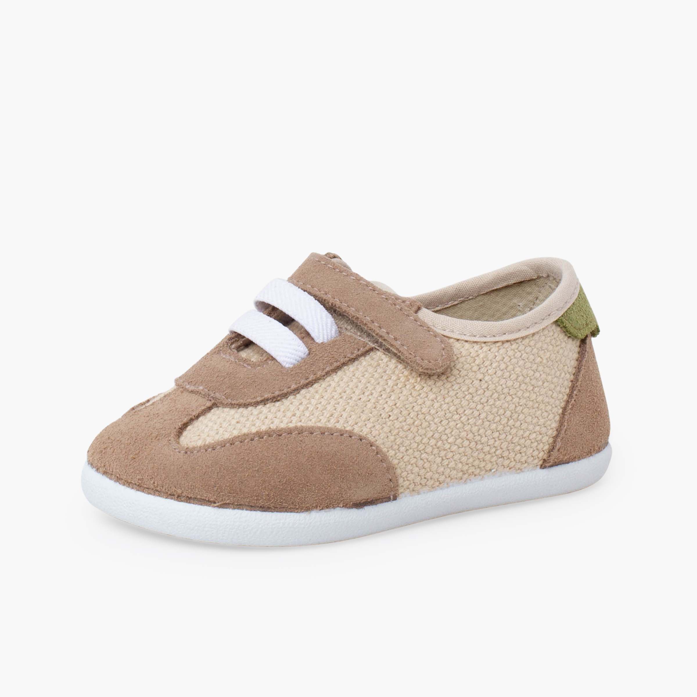 Zapatillas barefoot combinadas cordones elásticos Tierra