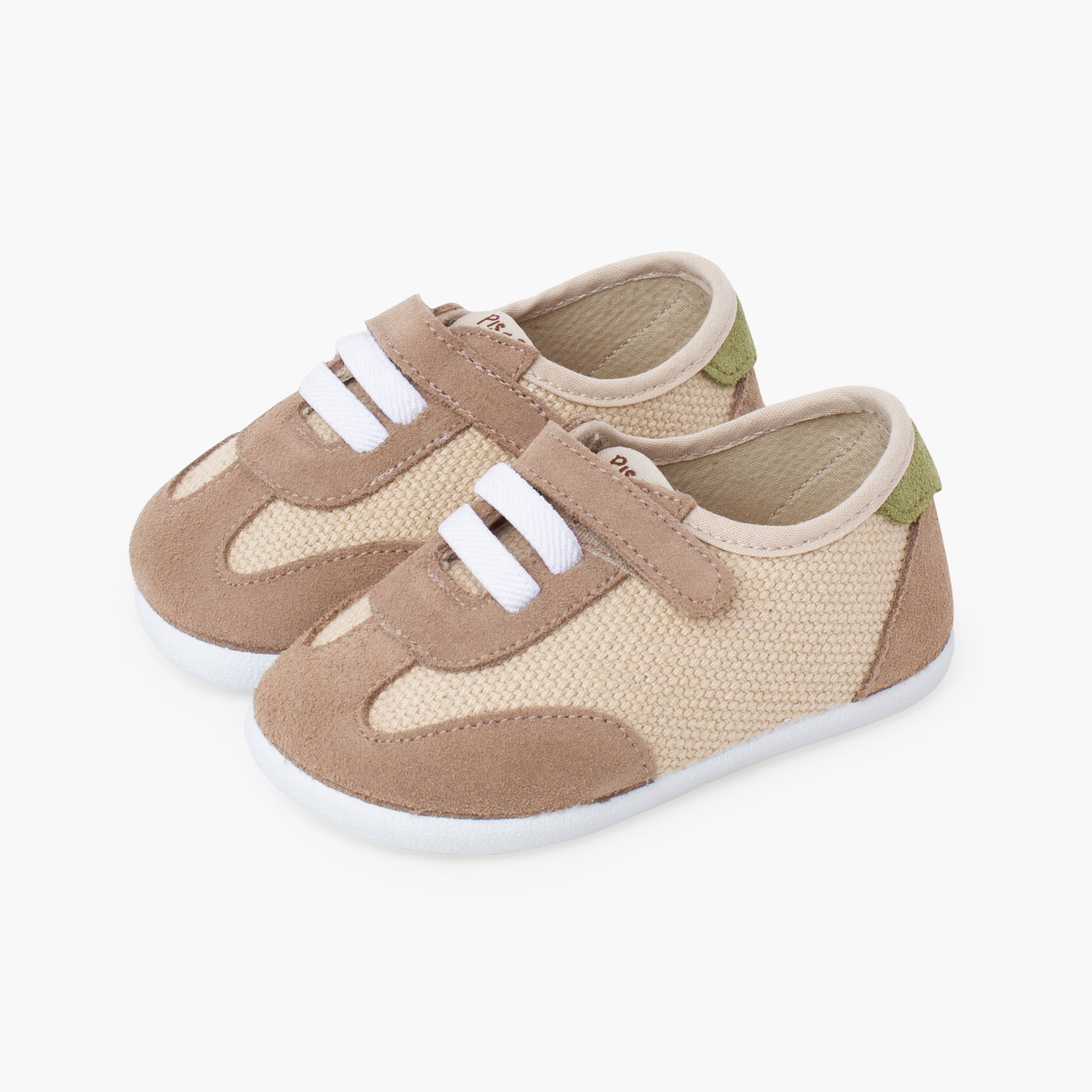 Zapatillas barefoot combinadas cordones elásticos Tierra