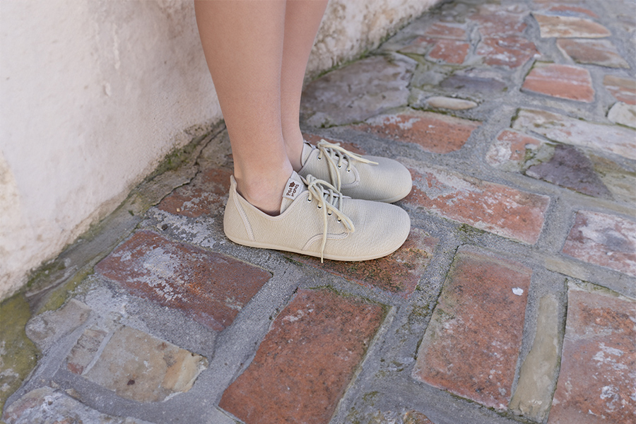 Blucher barefoot lino cordones tallas altas