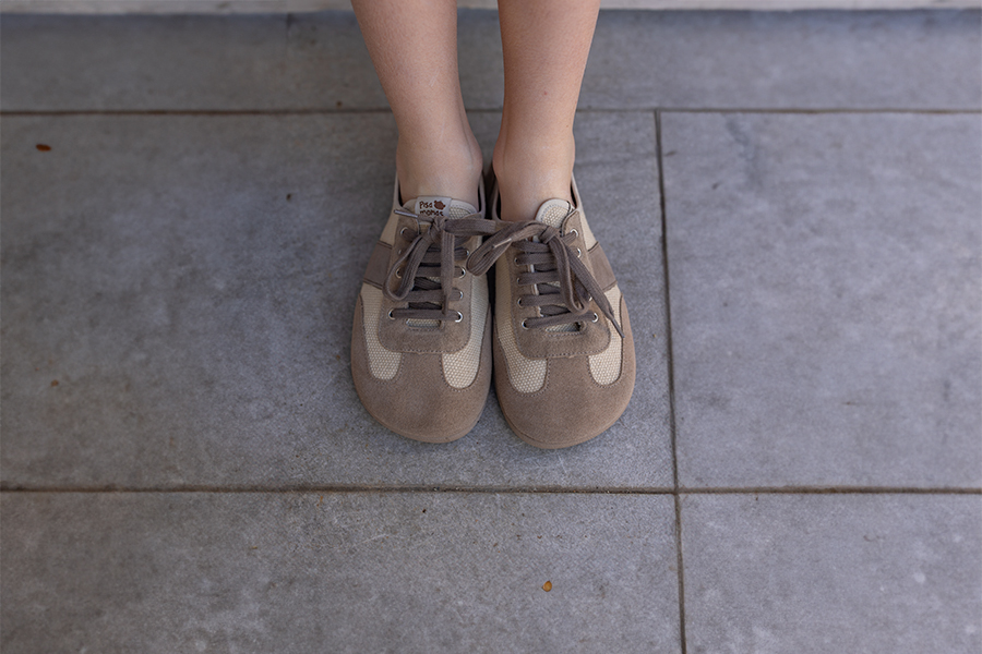 Zapatillas barefoot lona y serraje tallas altas